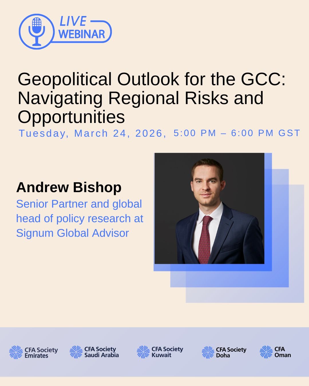 photos of GCC webinar: Geopolitical Outlook for the GCC